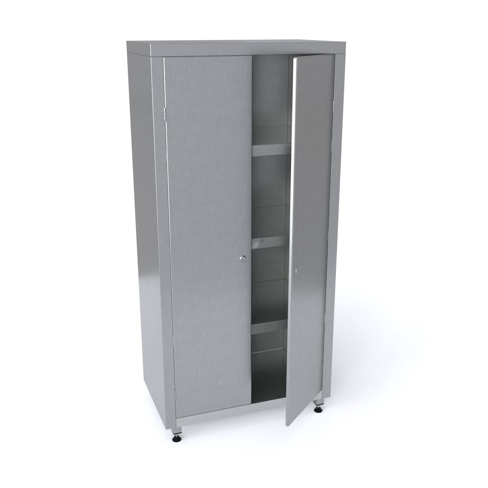 Фото - шкаф с дверьми нейтральный кухонный стк-143/700 (700x500x1750 мм) для общепита