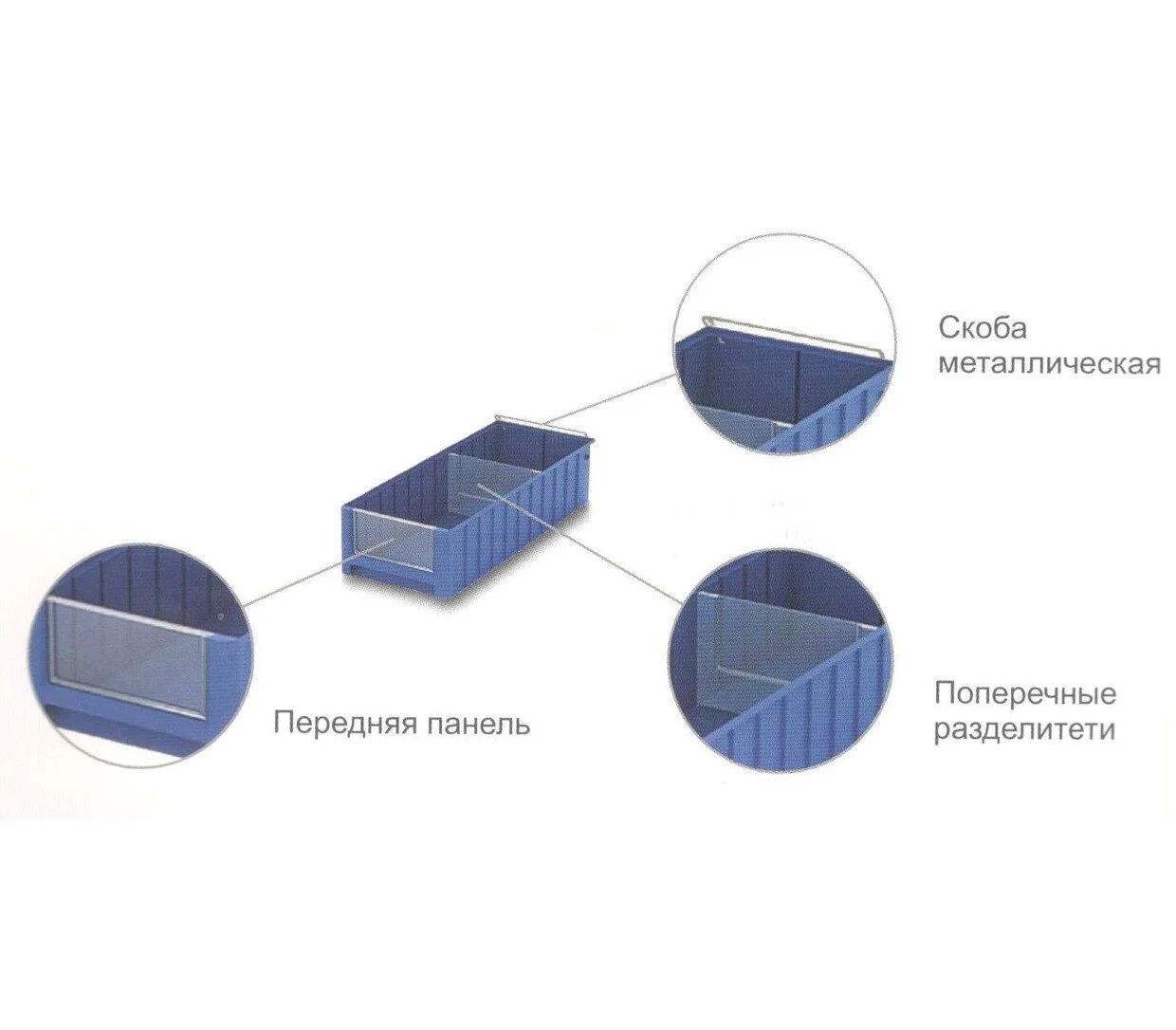 Контейнер пластиковый складской SK 5214