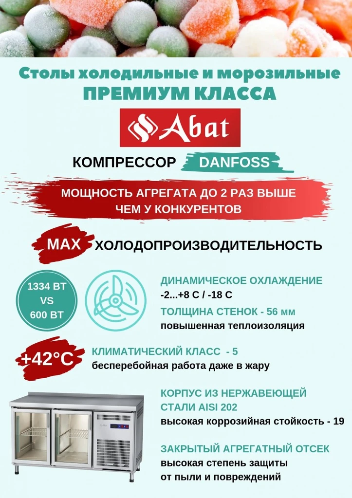 Стол с охлаждаемой столешницей ПВВ(Н)-70СО купе