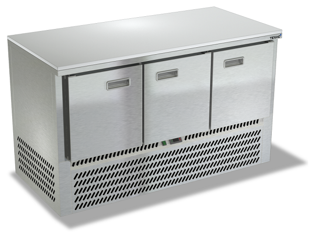 Морозильный стол нижний агрегат столешница полипропилен без борта СПН/М-523/03-1407 (1485x700x850 мм)
