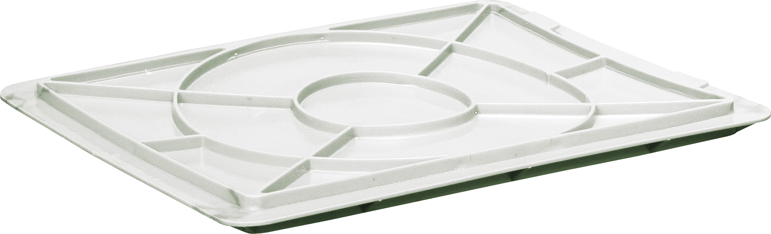 Крышка для сырк-творож. ящика белая морозостойкая 306-1 м 532x400x27 мм Полиэтилен низкого давления (HDPE) 5.75 л