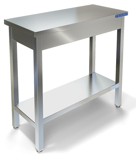 Разделочный стол вставка для тепловой линии, каркас труба СП-833/309Б (300x900x850 мм)
