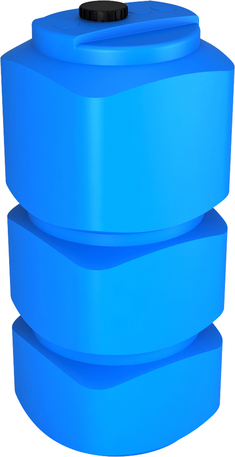 Пластиковая ёмкость для топлива L 750 oil 750x750x1710 мм Полиэтилен низкой плотности (LLDPE) 750 л